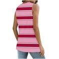 thumbnail image 4 of Ashirexll Tank Tops for Women, Womens Casual Tops, Fashion Casual Striped Round Neck Sleeveless Summer Tank Shirts, 4 of 7