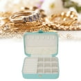 thumbnail image 4 of Joyero De Viaje, Pequeño Organizador De Joyas, Ahorro De Trabajo, Sin Preocupaciones, Duradero Para Anillos, Pendientes ANGGREK JG3117, 4 of 8