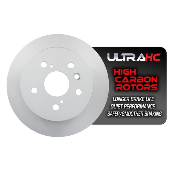 UltraHC Coated High Carbon Brake Rotor, Rear UR001293, Toyota Camry 2011-2007
