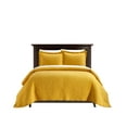 thumbnail image 5 of Chic Home Arron 3-Piece Floral Cotton Quilt Set, Queen, Mustard, 5 of 5