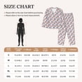 thumbnail image 4 of Pofeuu Donkey Print Womens Pajamas Set Long Sleeve Sleepwear Button Down Nightwear Soft Pj Lounge Sets Button Down Pajamas Women-Medium, 4 of 7