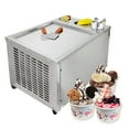 thumbnail image 5 of Kolice Counter Top Commercial 18"x18" Single Pan Roll Ice Cream Machine-3 Buckets, Auto Defrost, 5 of 9