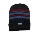 thumbnail image 4 of 4 Pack Men's Thermal Fleece Lined Winter Insulated Cuff Beanie Hat (Style 3), 4 of 6