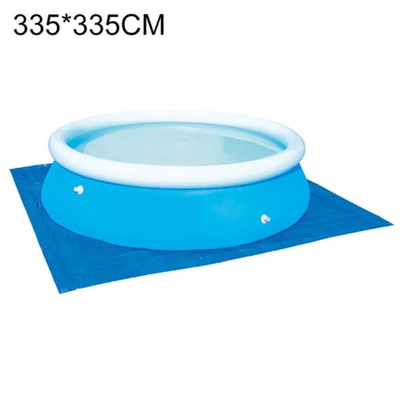 Maoww Square Swimming Pool Polyester Mat Dust Proof Pool Cover Cloth Thickened Ground Cloth 335cmx335cm