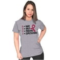 thumbnail image 3 of Breast Cancer Have Hope Pink Ribbon Womens Slim Fit Graphic Tee Brisco Brands L, 3 of 5