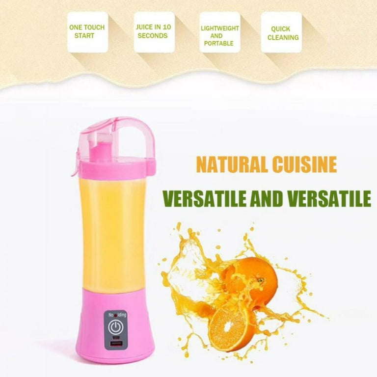 Portable Blender USB Rechargeable Smoothie Blender Cup Protein Shakes Mini  Mixer
