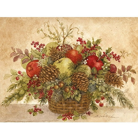 Lang Holiday Pine Basket Boxed Christmas Cards