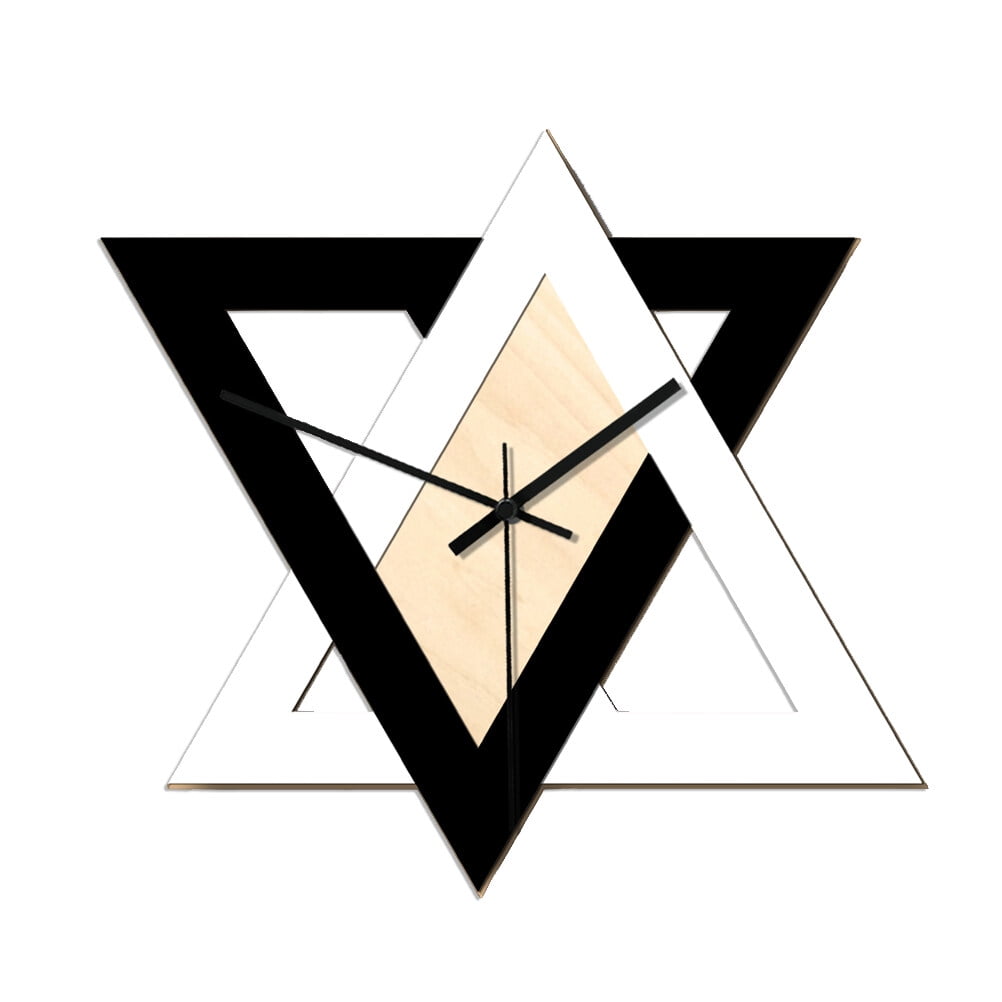 28x26cm Silent Clock Vintage Wall Clock Household Bedroom Living Room Hanging Wall Clock Bar