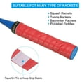 thumbnail image 4 of Anti Slip Sweatband Absorbent PU Tennis Badminton Racket Grip Tape, Red 4 Pack, 4 of 6