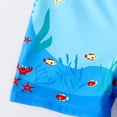 thumbnail image 5 of URMAGIC 1-5T Toddler Baby Boys Short Sleeve Rash Guard Trunks Two Pieces Swimsuits Cartoon Swimwear, 5 of 5