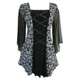 thumbnail image 1 of Dare To Wear Victorian Gothic Boho Women's Plus Size Bewitched Corset Top 1x - 5x, 1 of 2