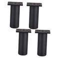thumbnail image 2 of veasfak 4x Pieds de Meubles pour Lit Support Fixe pour Canapés Meubles TV Commode Noir 10cm, 2 of 9