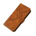 thumbnail image 6 of TECH CIRCLE For Samsung Galaxy S22 Case,Stylish Geometric Lines Embossed Pattern PU Leather Magnetic Closure Flip Wallet Card Slots Stand 360 Protection Shockproof Cover.For Samsung Galaxy S22,Brown, 6 of 11