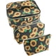 thumbnail image 1 of Paquete de 3 bolsas de maquillaje, bolsa de viaje, bolsa de cosméticos impermeable portátil brillar Hogar, 1 of 5