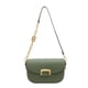 thumbnail image 1 of Bolso bandolera de piel sintética adecuado para citas diarias, pequeño bolso cuadrado verde, 1 of 5