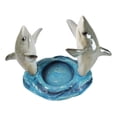 thumbnail image 4 of Ocean Marine Byron Bay Twin Great White Sharks Rising Above Water Wine Holder, 4 of 10