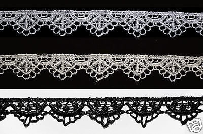 wide white lace trim