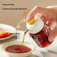 thumbnail image 4 of Oil Dispenser Press on Sesame Oil Jar, 100 ml Glass Jar Soy Sauce Bottle for Kitchen Salad Barbecue Roasting Frying, 4 of 9