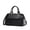 black, variant on Genuine Leather Women's Smooth Boston Crossbody Bag, Barrel Satchel Purse, Top Handle