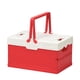 thumbnail image 2 of Uuiauoio Collapsible Storage Bins Box with Lids and Handle, Portable Plastic Storage Crate Containers Totes, Stackable Foldable Camping Basket Supplies for Camp Fishing Car RV, Office, 2 of 6