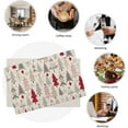 thumbnail image 6 of Christmas Placemats Set of 4, Geometric Colorful Christmas Tree Place Mats Xmas Table Mat Placemat Heat Resistant Non Slip Line for Holiday Decor 18" x 12", 6 of 6
