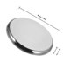 thumbnail image 2 of unbranded Asiento Redondo De Acero Inoxidable Plata Para Taburete Comedor Fácil De Mantener, 2 of 7