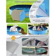 thumbnail image 4 of Bañera plegable para perros y mascotas Jasonwell, azul, 100 cm, 4 of 8