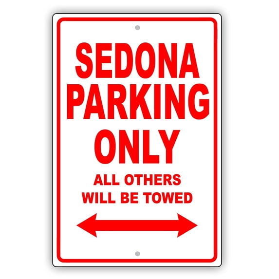 KIA SEDONA Parking Only All Others Will Be Towed Ridiculous Funny Novelty Garage Aluminum Sign 18"x24" Plate