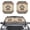 Boho Mandala Floral Paw, variant on Jiueut Cow Driving Print Windshield Sun Shade 2pcs Foldable Car Sunshade for Front Window Shades Reflect UV and Heat Sun Visor Accessories Interior Universal Sunshade