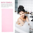 thumbnail image 2 of EeaseMX Toallas de microfibra suave Toalla de baño de secado rápido grande para spa Playa Natación Camping 70x140cm (rosa claro), 2 of 7