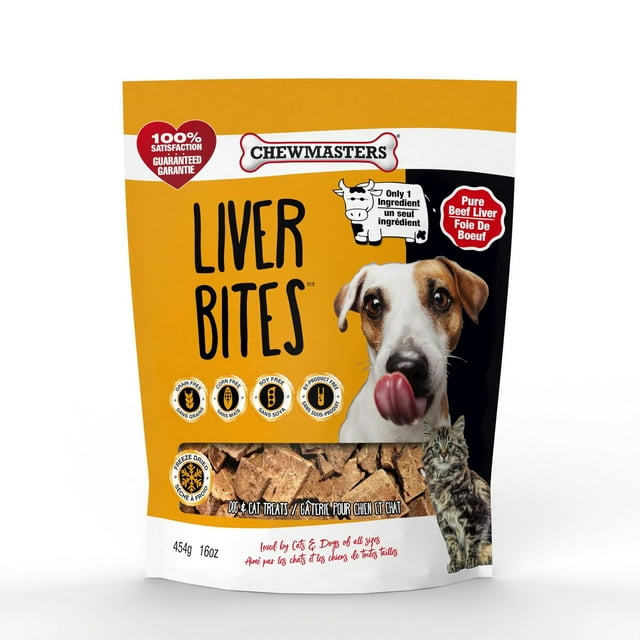 Chewmasters Liver Bites Dog Treats