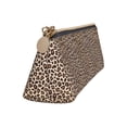 thumbnail image 2 of Xecao Leopard Print-2 Print Leather Pencil Case -Stationery Bag Pen Holder for Work & Office, 2 of 5