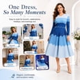 thumbnail image 3 of Bounce Dresses for Women Church, 2026 New Elegance in Pearls Mididress, One Size Stretchy Loose, 3 of 7