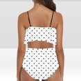 thumbnail image 4 of Pisexur Tankini Swimsuits for Women Tummy Control Two Piece Bathing Suits Ruffled Flounce Tankini Top with High Waisted Bottom Bikini Set, 4 of 6
