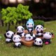 thumbnail image 2 of 8 Uds. De adornos de Panda DIY, Mini juguete de Panda, lindas muñecas de Panda, adornos creativos para accesorios de coche, decoraciones para pasteles JAMW Sencillez, 2 of 5