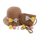thumbnail image 1 of Sombrero de 56-58cm de circunferencia para mujer, conjunto de Sombrero de Paja de verano y bolso de paja, bonito sombrero para el sol, sombrero de playa, 1 of 5