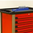 thumbnail image 7 of Uxcell 2pcs Magnetic Socket Organizer 1/4" Drive SAE Socket Holder Tray Holds 52 Standard and Deep Sockets, Red, 7 of 7