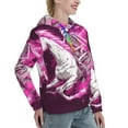 thumbnail image 6 of Sikiie Skull White Horse Women's Casual Hoodies Long Sleeve Lightweight Pullover Tops Loose Sweatshirt-Medium, 6 of 7