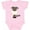AD-Pink, variant on Baa. Cute Sheep Design Boys or Girls Baby Bodysuit