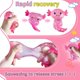 thumbnail image 4 of Pelota antiestrés Squishies de ajolote EQOA, juguete fidget rosa, 4 of 5