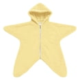 thumbnail image 5 of felwors Baby Starfish Onesie,Cozy Star Babies Swaddle Bag,Infant Soft Fleece One Piece Romper,Fall Winter Warm Outfits, 5 of 7
