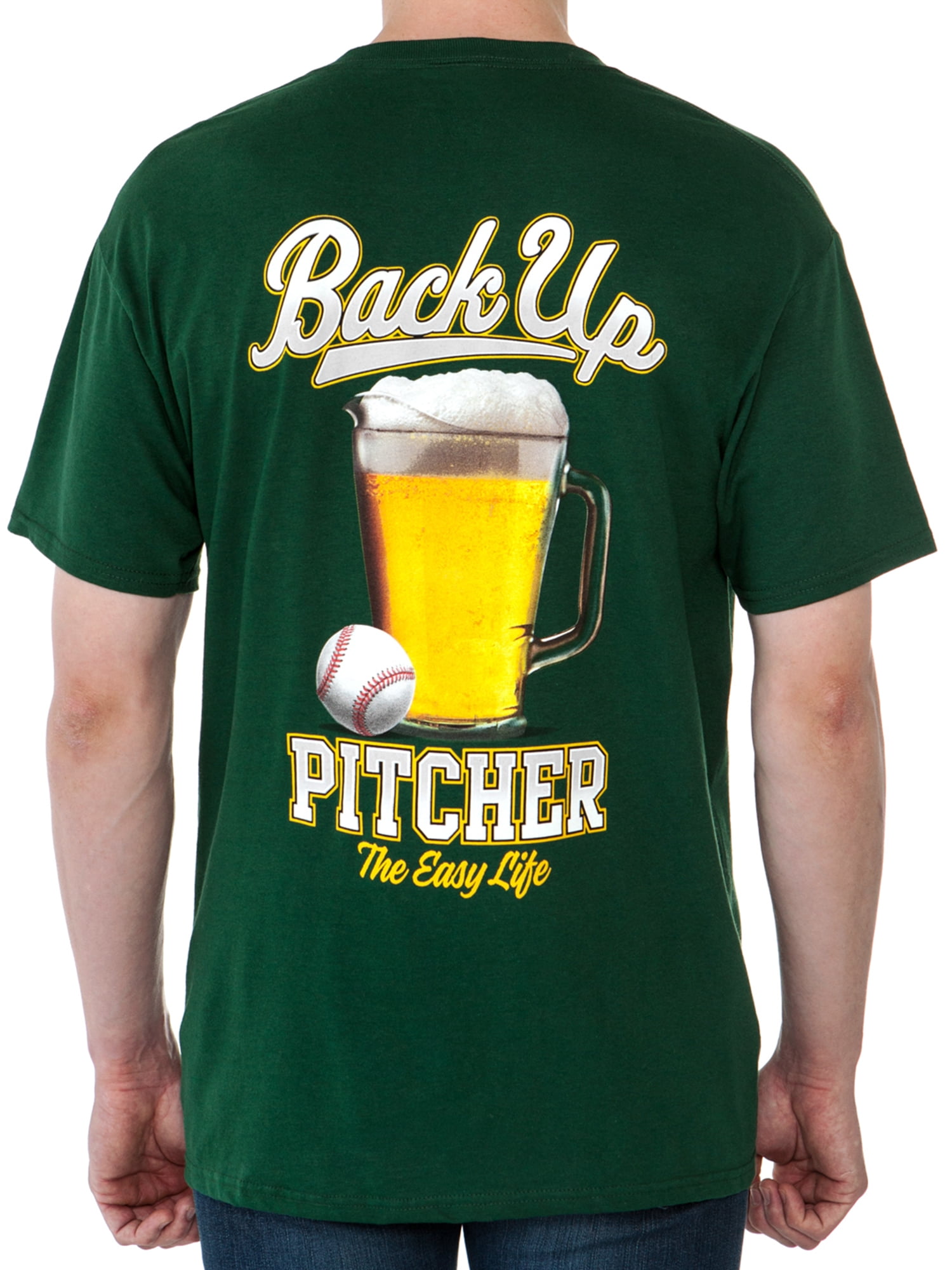 Men's Baseball & Beer Graphic TShirt Backup Pitcher Walmart Canada