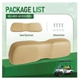 thumbnail image 6 of Front Seat Backrest Compatible with 2000.5-up Club Car DS Golf Cart Back Cushion Plastic Foam Wood, 6 of 9