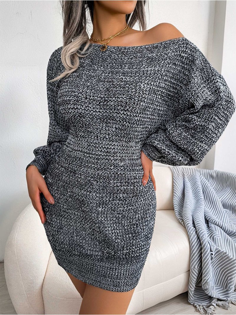 oversized off shoulder sweater dress Women's Casual Oversized Off Shoulder Sweater Dresses Long Chunky Pullover  Jumper Knitted Mini Dress (Grey,Medium) at Amazon Women's Clothing store