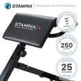 thumbnail image 3 of Stamina X Adjustable Ab, Back, & Core, Exercise Hyperextension Bench, Black, 3 of 11