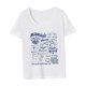 thumbnail image 4 of Camiseta para mujer trajes de verano moda casual señoras simple cuello redondo camisa para, 4 of 7