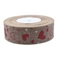 thumbnail image 4 of Cinta roja con purpurina para manualidades, cinta para envolver regalos ligera y elegante para tarjetas de felicitación, adornos de San Valentín, 4 of 9