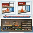 thumbnail image 6 of 55" W Storage Shelves, 2550LBS Garage Shelving Heavy Duty, 5-Tier Heavy Duty Shelving, Adjustable Metal Shelving Unit for Garage, Warehouse, Pantry, Kitchen, 55" W × 24" D × 72" H, Black, 6 of 17