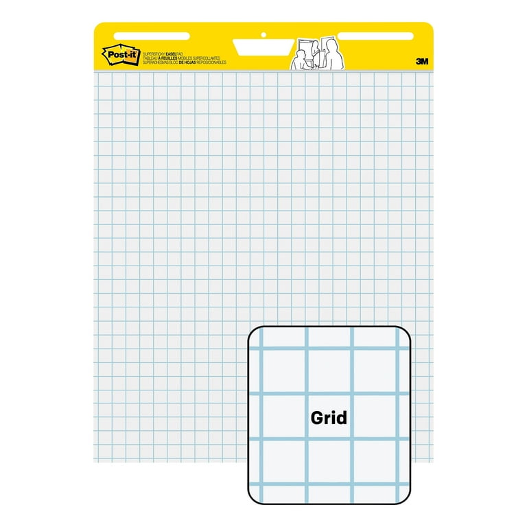 Buy Post-It® Graph Paper Easel Pad, 25 x 30 (Pack of 2) at S&S Worldwide