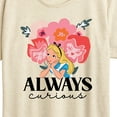 thumbnail image 3 of Disney - Alice in Wonderland - Alice Always Curious - Women's Short Sleeve Graphic T-Shirt, 3 of 5